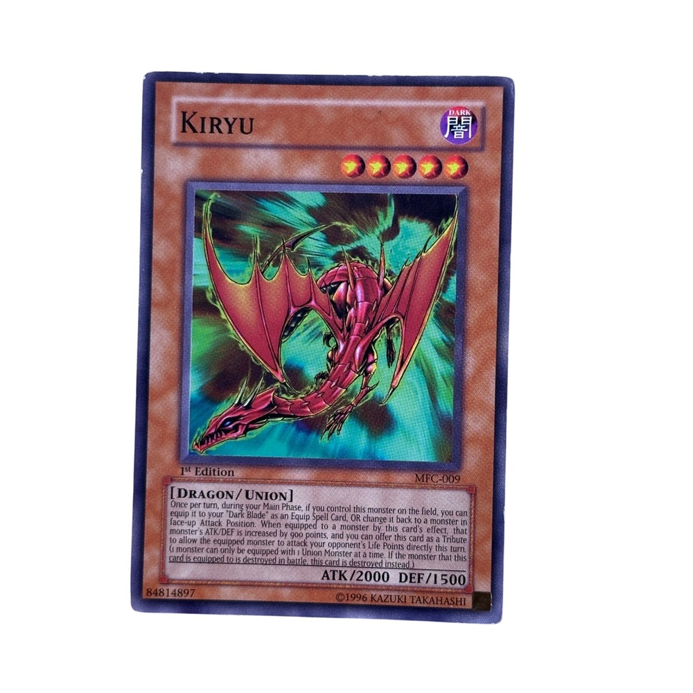 Yu-Gi-Oh! Trading Card Game Kiryu MFC-009 1st Edition Super Rare Magicians Force